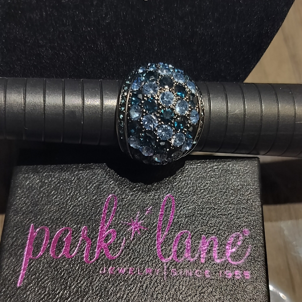 Park Lane Blue Crystal Ring